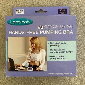Lansinoh Size XS-L Hands-Free Pumping Bra